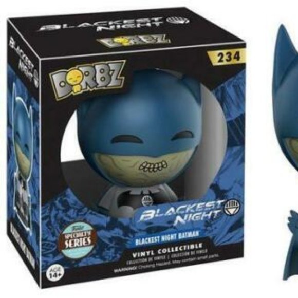 NWT Dorbz Specialty Series DC: Blackest Night BATMAN - Picture 1 of 3